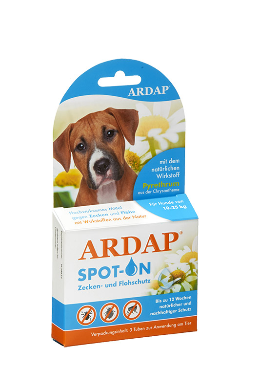 Ardap Spot On für mittelgroße Hunde 2,5 ml