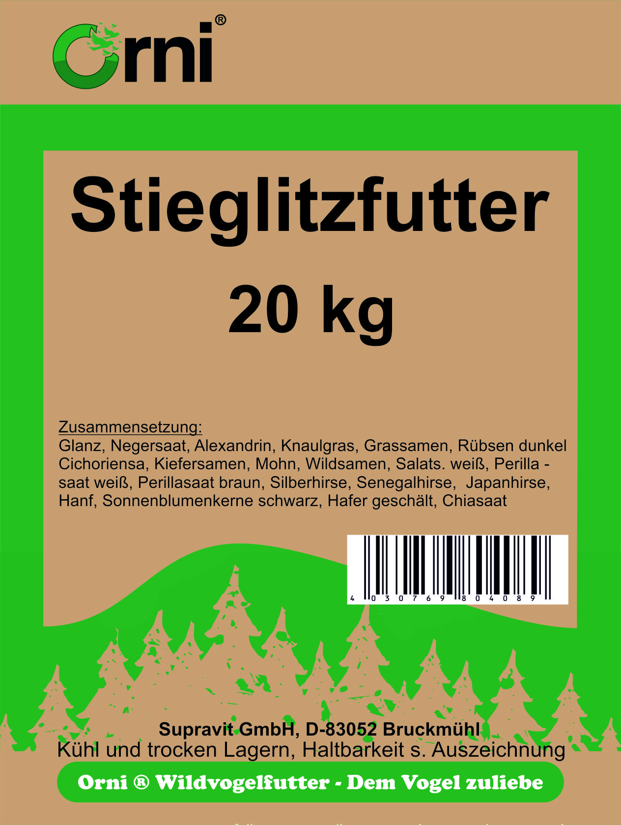 Orni Stieglitz Super 20 kg