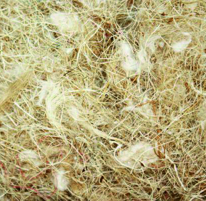 Kokos-Sisal-Jute-Baum- wolle Nestmaterial  500 g